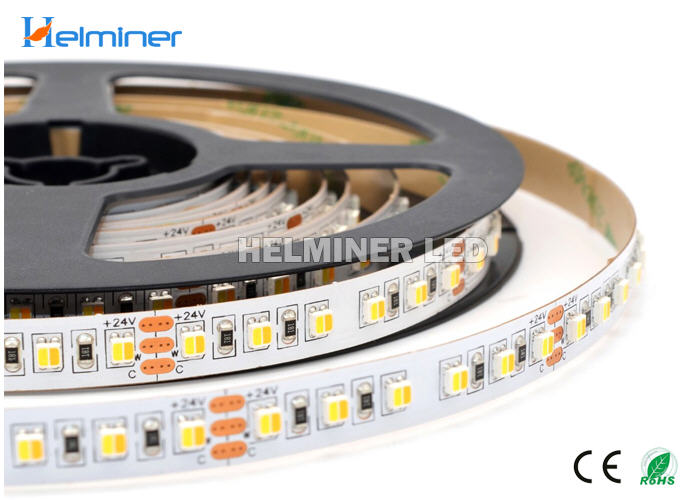   double white in 1 led 3528 variable cct  LED strips , china cct led strips supplier