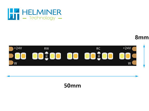    8mm PCB 280 LEDs /m  2700 - 6000k cct led strip light.
                                          Tuneable White LED-Streifen mit einstellbarer Farbtemperatur 