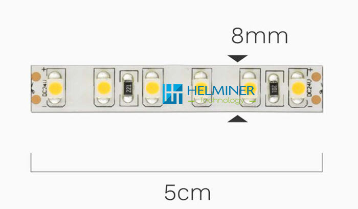LED Streifen 24V weiß 8W/m neutralweiß - Eigenschaften