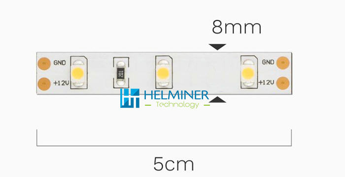 LED Streifen 12V weiß 4W/m neutralweiß - Eigenschaften