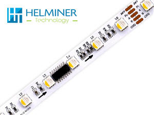   12V 24V DC  60 leds /m 5050  RGBW  DMX512 LED Strip Light        