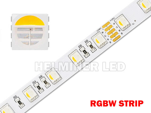    LED Streifen RGBW 4in1 24V DC   , PREMIUM RGBW LED Streifen 4 in 1 5m 5050 IP20 