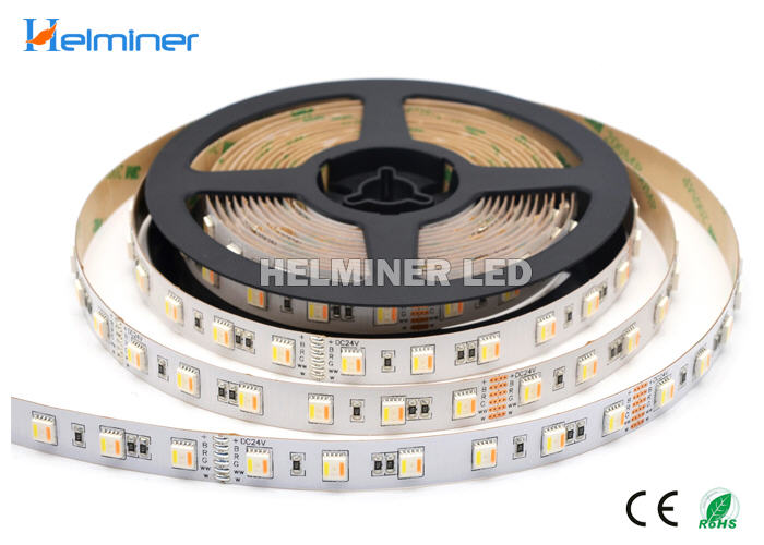   3oz rgb + cct led strips, 5 in 1 ip65 60led/meter 12v 24volt led strips  